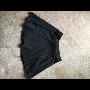 PINK black knit mini skirt